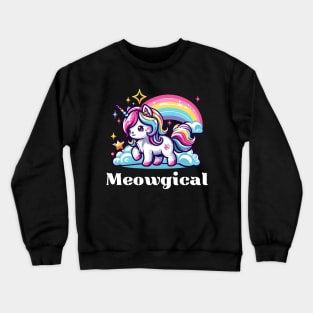 Meowgical - Unicorn Cat Crewneck Sweatshirt